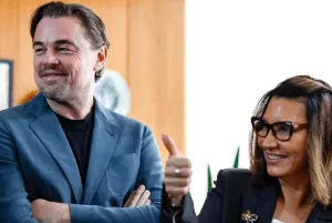 Janja publica fotos com Leonardo DiCaprio no Planalto, mas Lula não aparece