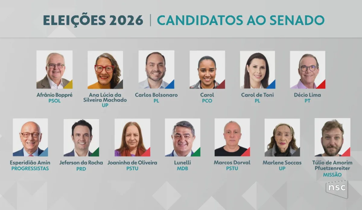 De zero a R$ 613 milhões: veja o patrimônio declarado ao TSE pelos candidatos ao Senado por SC