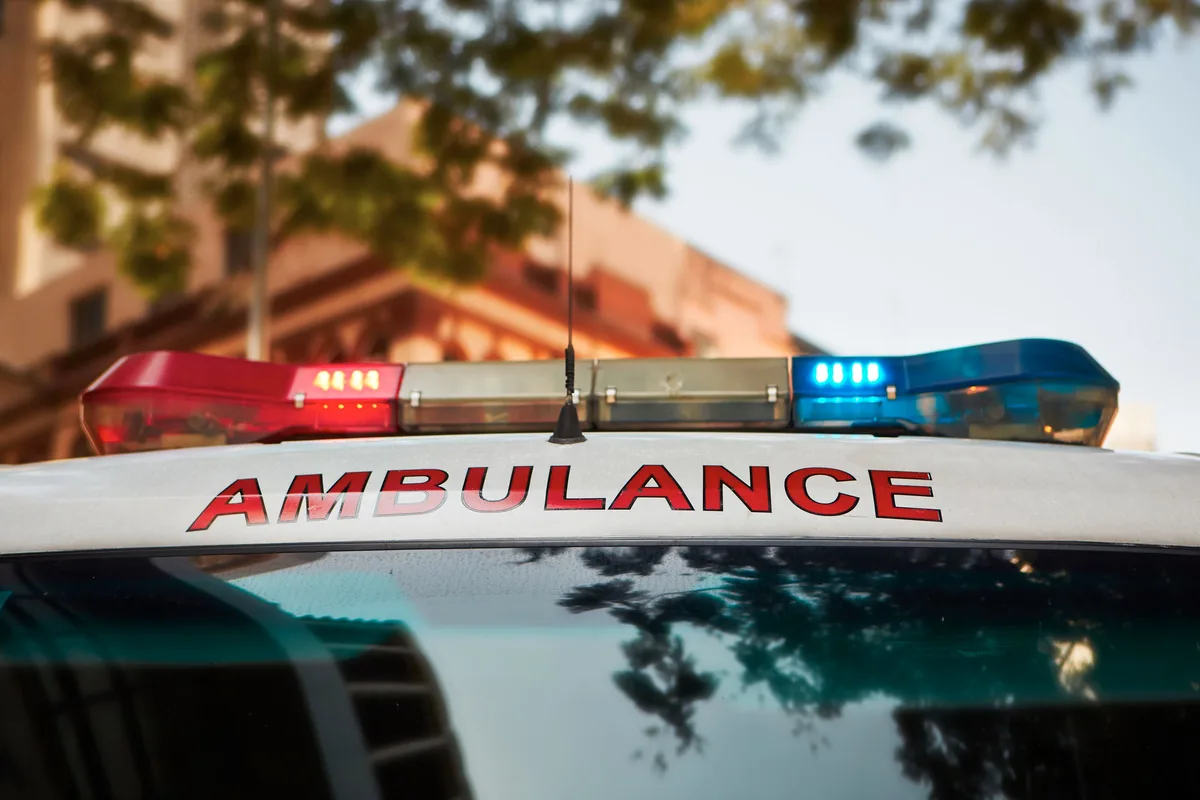 Gunmen hijack patient transport vehicle carrying five people