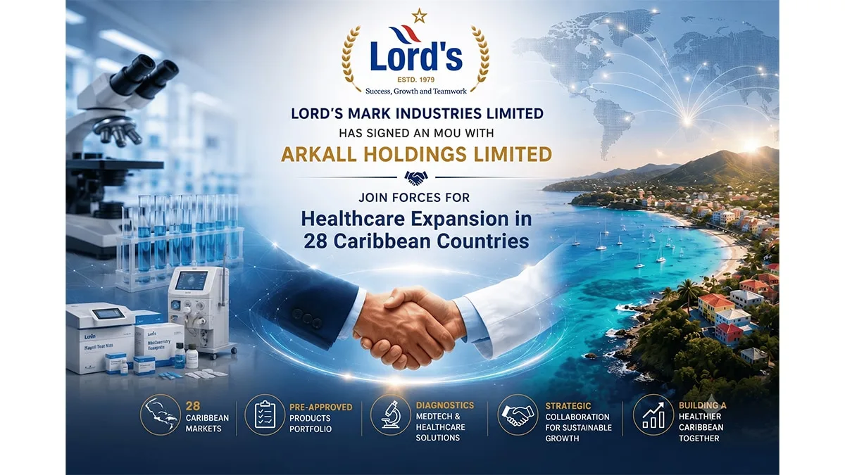 Lord's Mark Industries Limited and ARKALL Holdings Limited Join Forces for Healthcare Expansion Across 28 Caribbean Countries