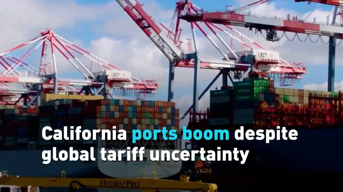 California ports boom despite global tariff uncertainty
