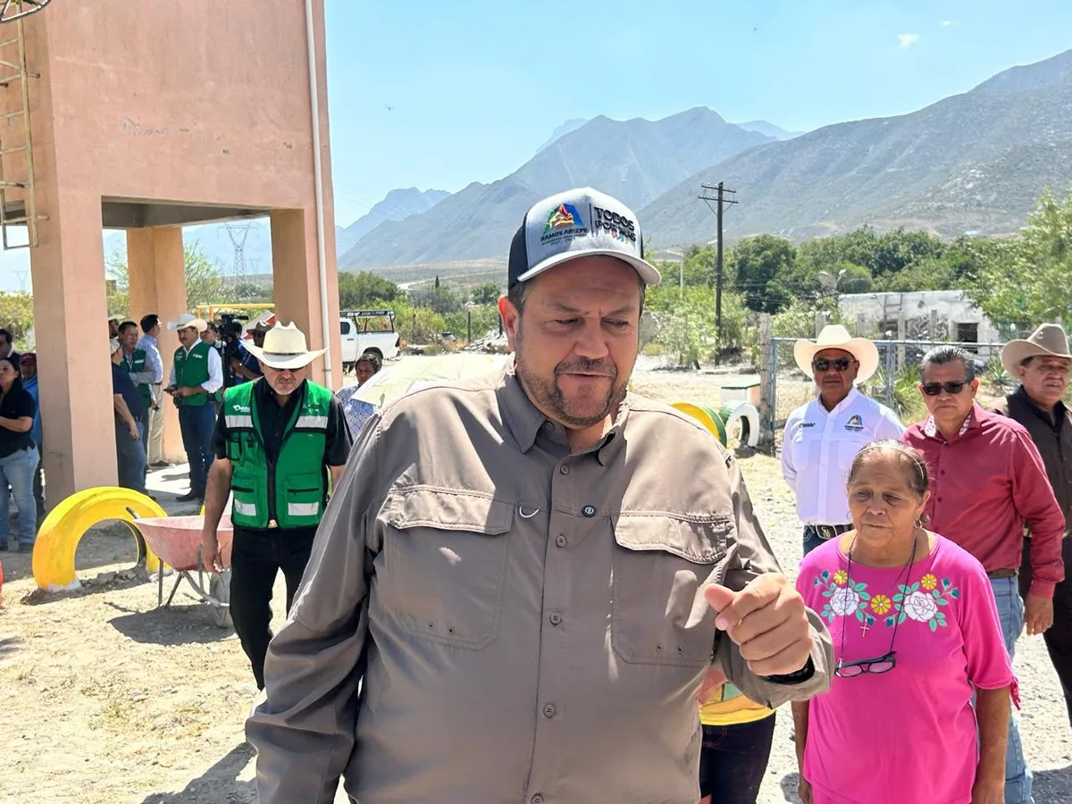 Llevarán agua potable e infraestructura vial a comunidades rurales de Ramos Arizpe