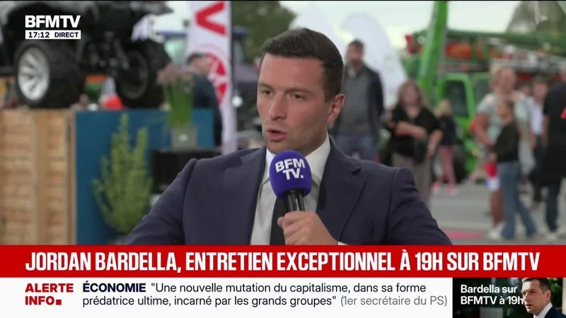 "Que nos détracteurs et nos adversaires ne comptent pas sur moi pour faire preuve de déloyauté", déclare Jordan Bardella, président du RN