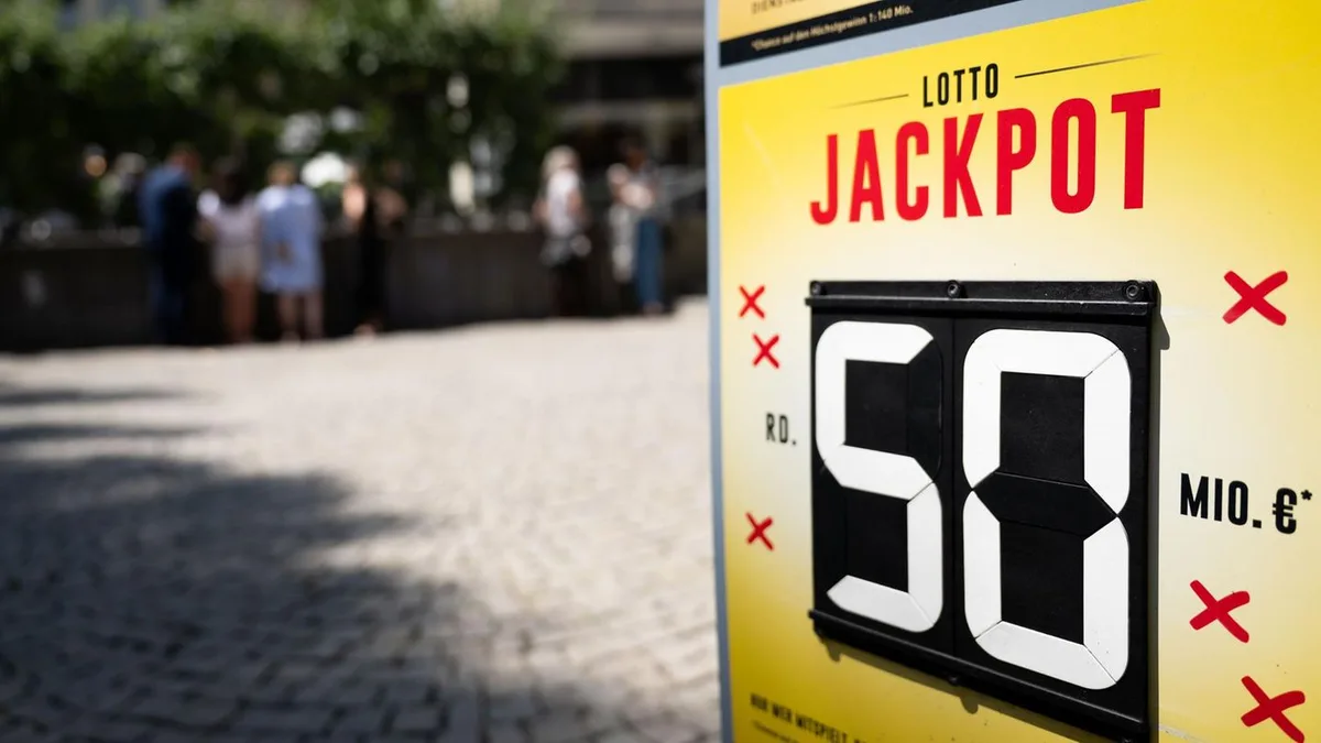 Lotto-Jackpot: Gewinner aus Niedersachsen und Hessen teilen sich 50 Millionen Euro