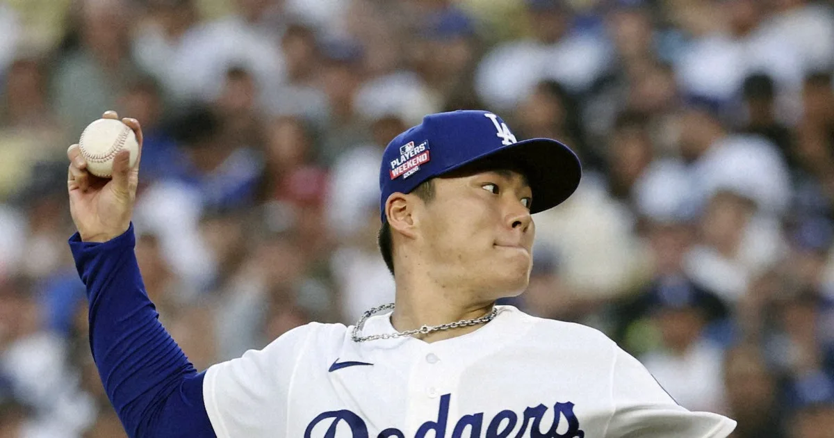 ドジャース・山本は2失点、勝敗付かず 大谷は1安打 大リーグ