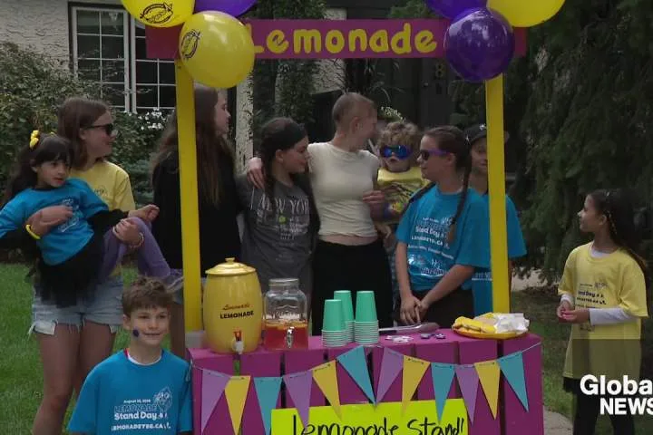 More than 700 participants for 2026 Lemonade Stand Day in Edmonton