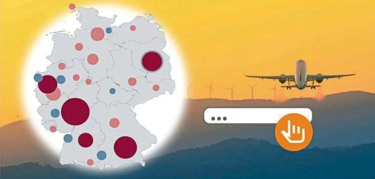 Deutschlands fatale Flug-Lücke – Diese Karte zeigt, wie stark Ihr Flughafen betroffen ist