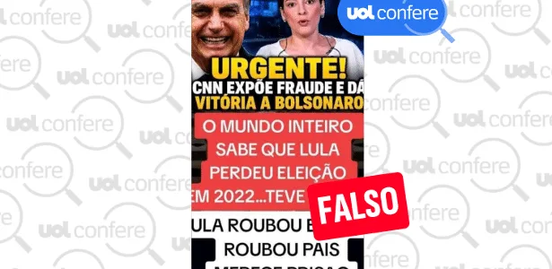 CNN Brasil não noticiou fraude nas eleições de 2022