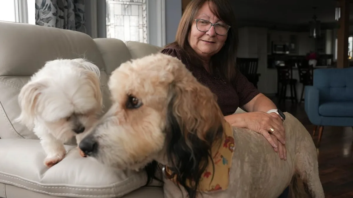 Reid returns! 45 days on, he's a little lighter, but even more adored — if possible