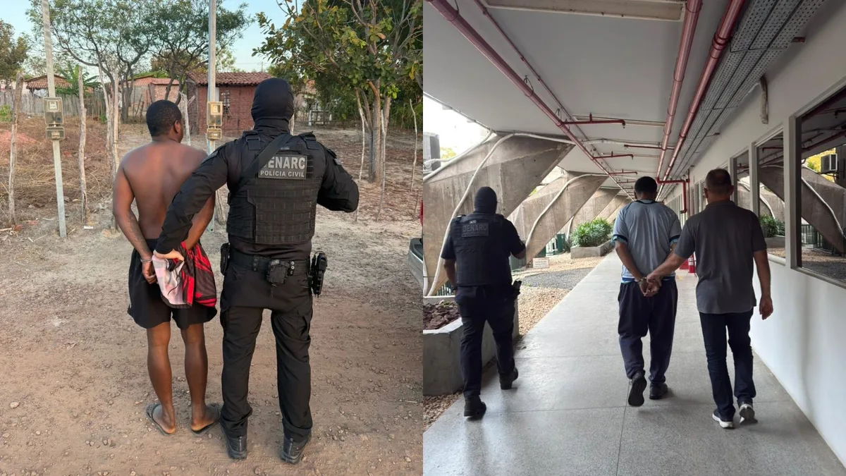 Suspeitos de tráfico e ligação com facção são presos em operação em Teresina e Timon
