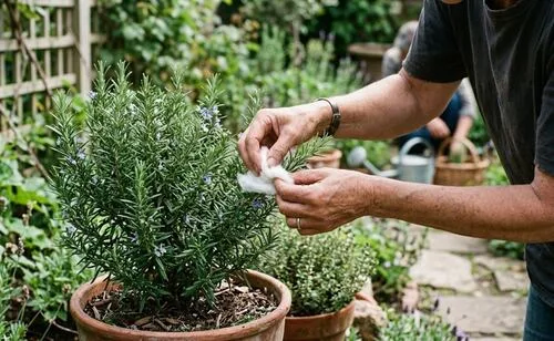 ¿Para qué sirve ponerle algodón al romero?; la clave de jardinería que pocos conocen