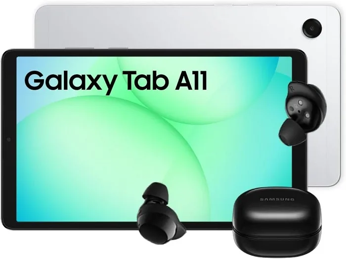 Combo Samsung Galaxy Tab A11 + Galaxy Buds Core com 24% de desconto: produtividade e entretenimento em um só pacote