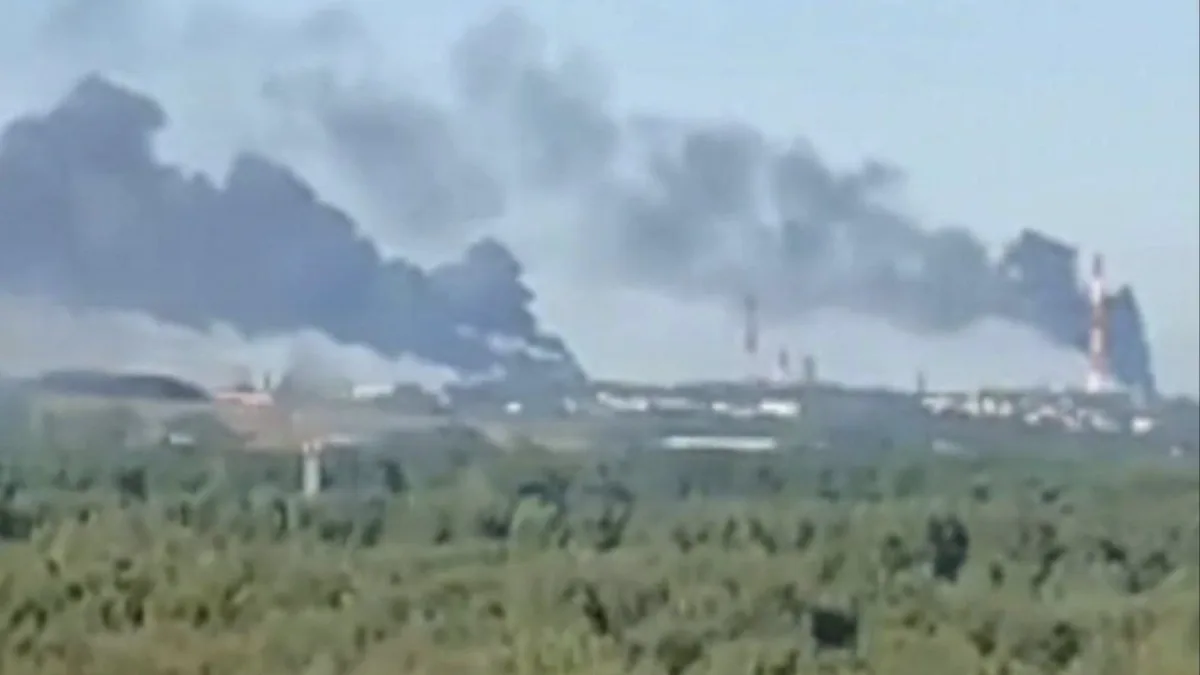 Ucrania lanzó un nuevo ataque contra una refinería situada a 250 kilómetros de Moscú y una base de la Flota del Mar Negro