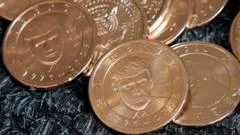 Trump $1 coin makes him first living president on US currency in a century