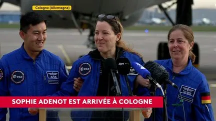 "L'espace est une expérience fantastique", déclare l'astronaute Sophie Adenot à Cologne, au lendemain de son retour sur Terre