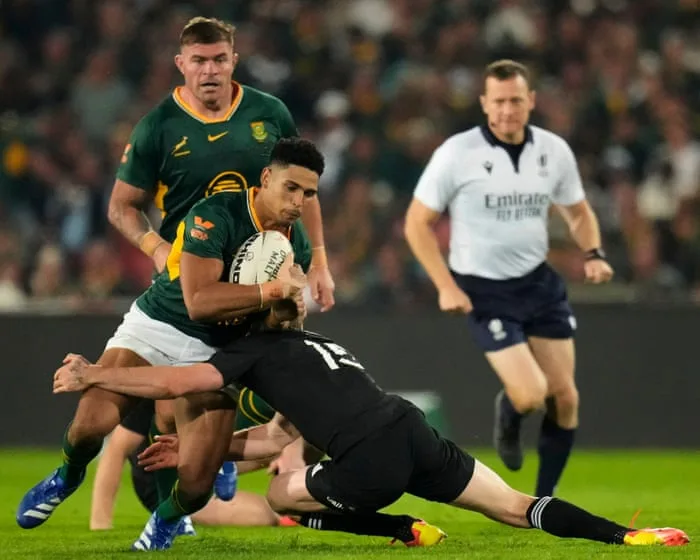 All Blacks brace for Bok-lash as Erasmus adds late fly-half plot twist