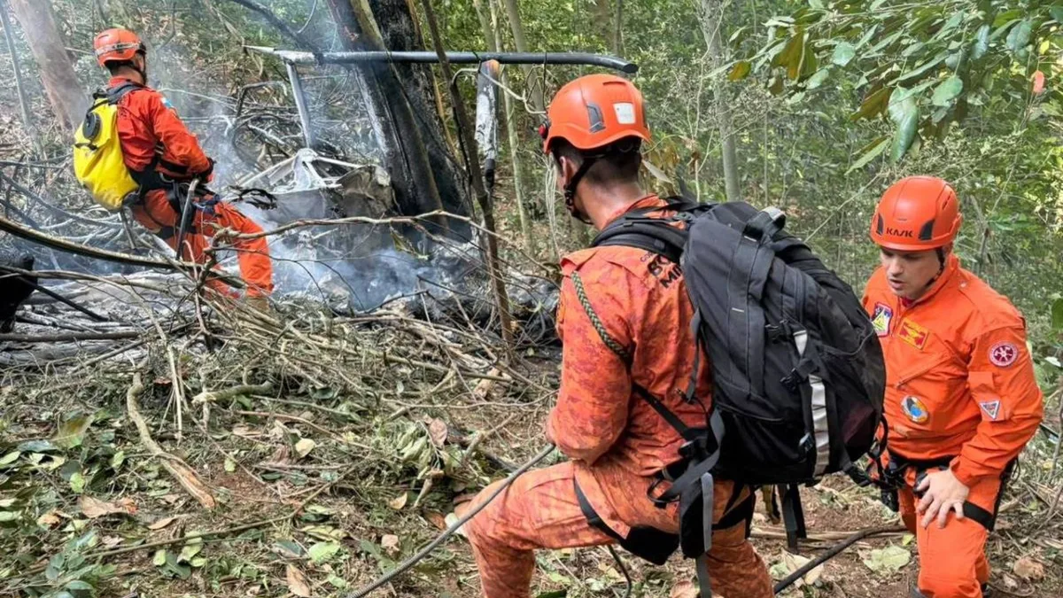 Anac toma decisão sobre voos panorâmicos no RJ após acidentes Anac suspende quatro empresas de voos panorâmicos no RJ após acidentes (Foto: Divulgação/ Corpo de Bombeiros RJ)