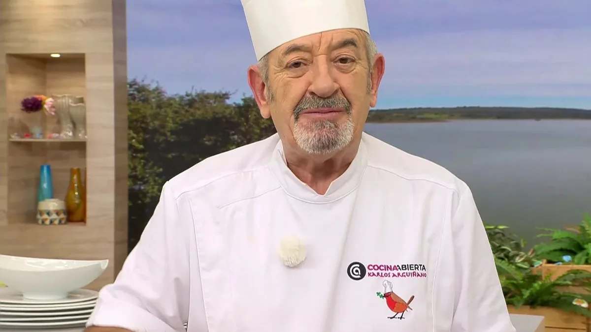 Karlos Arguiñano, 77 años: "Me levanto a las 6:30, desayuno huevo, pan, fruta y café y hago 45 minutos de estiramientos"