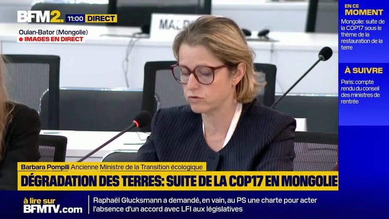 Barbara Pompili, ambassadrice déléguée à l'environnement: "La sécheresse n'est plus une crise ponctuelle mais un risque systémique"