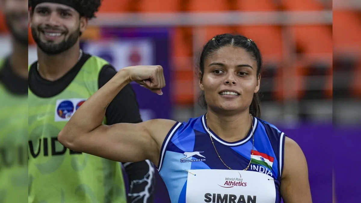 Simran Sharma Replaces Bhavina Patel As India's Flag Bearer At Para Asian Games