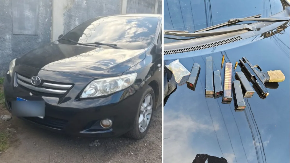 Suspeito de chefiar organização criminosa é preso com drogas e armas com kit rajada em Viana