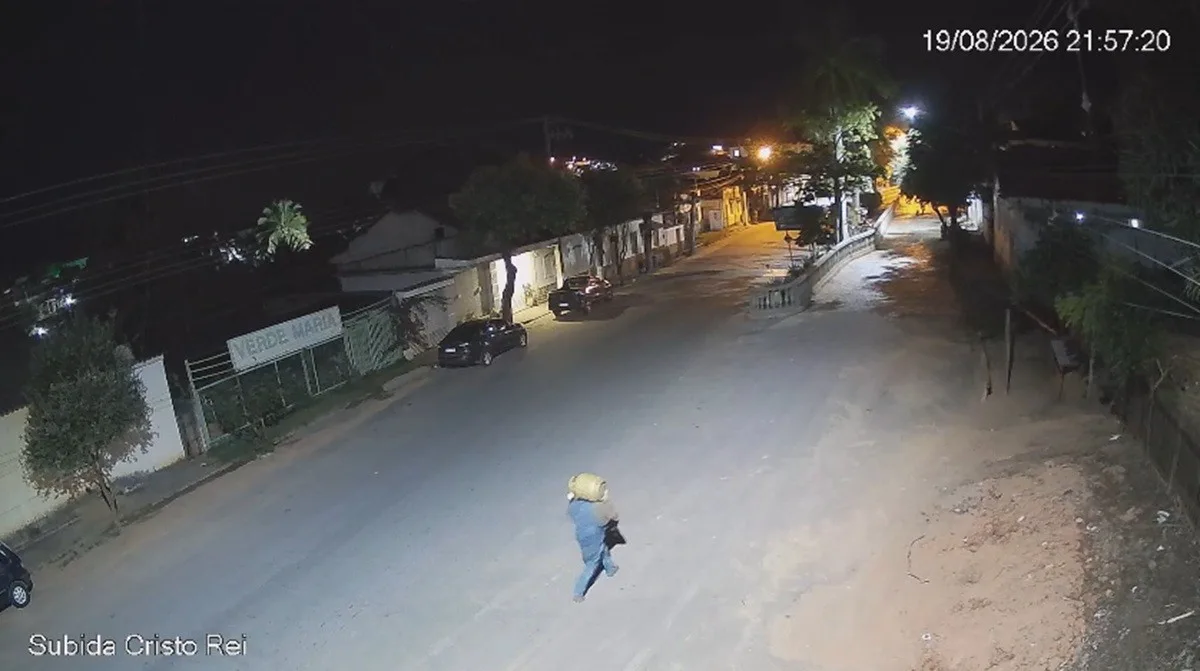 Videomonitoramento ajuda a recuperar botijão furtado em Porciúncula