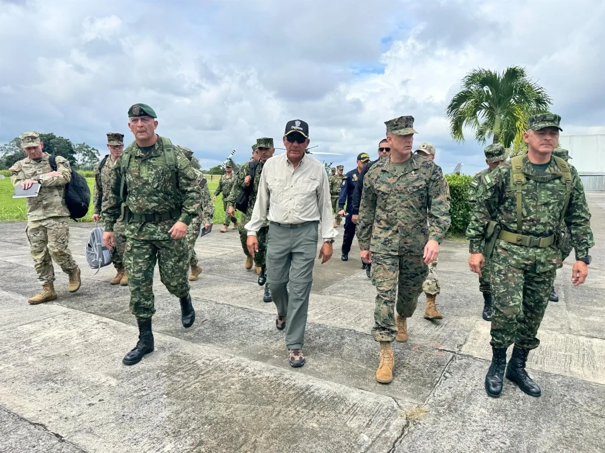 Colombia y EEUU refuerzan su cooperación contra el crimen organizado con una reunión en el Pacífico