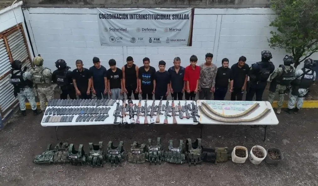 Detienen en Sinaloa a 11 de Los Chapitos: los ligan con “El Casco” y el secuestro de mineros en La Concordia