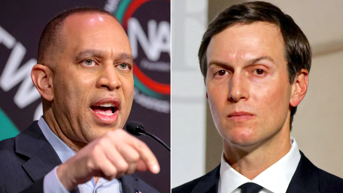 Hakeem Jeffries Responds to Secret Jared Kushner Meeting Backlash