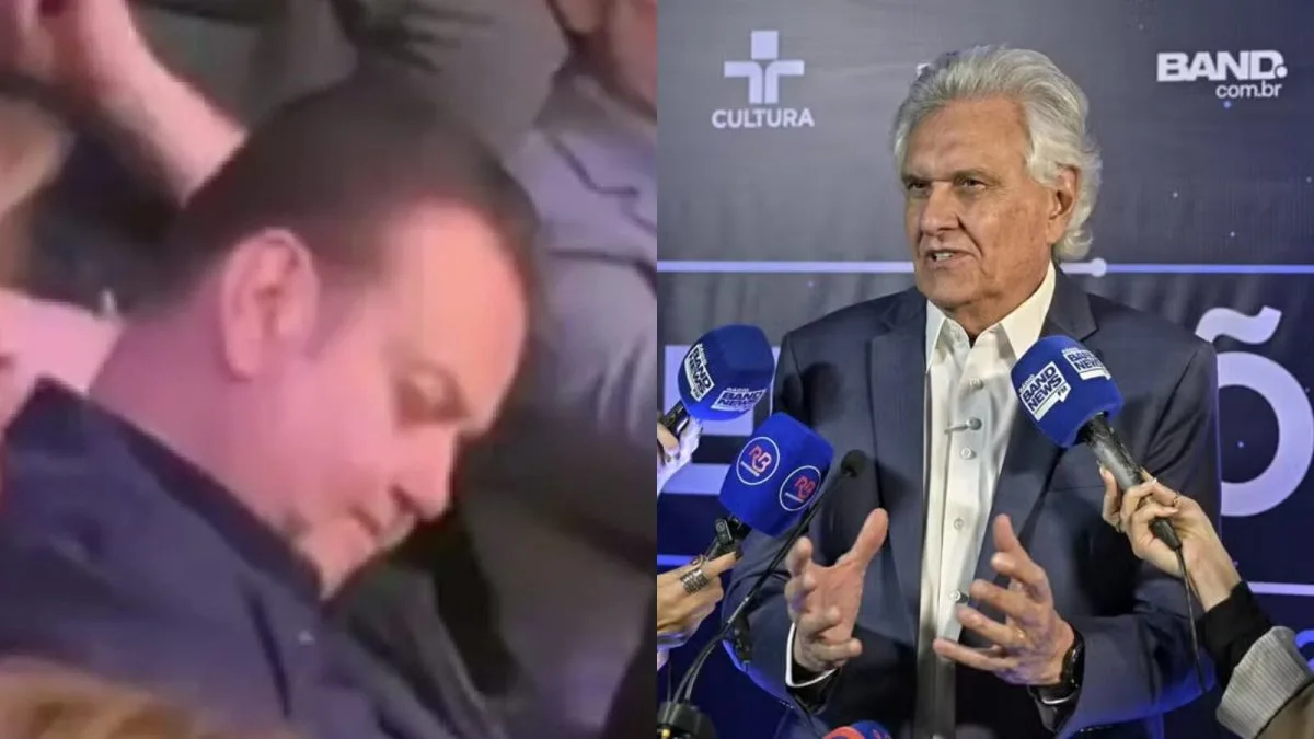 Ronaldo Caiado reage a cochilo de vice no debate e manda recado a Kassab nas redes sociais