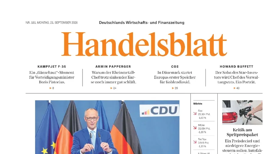 PDF: Handelsblatt vom 21. September