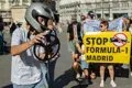 Liberadas las 11 activistas de Greenpeace detenidas este sábado cuando protestaban junto al circuito de F1 en Madrid