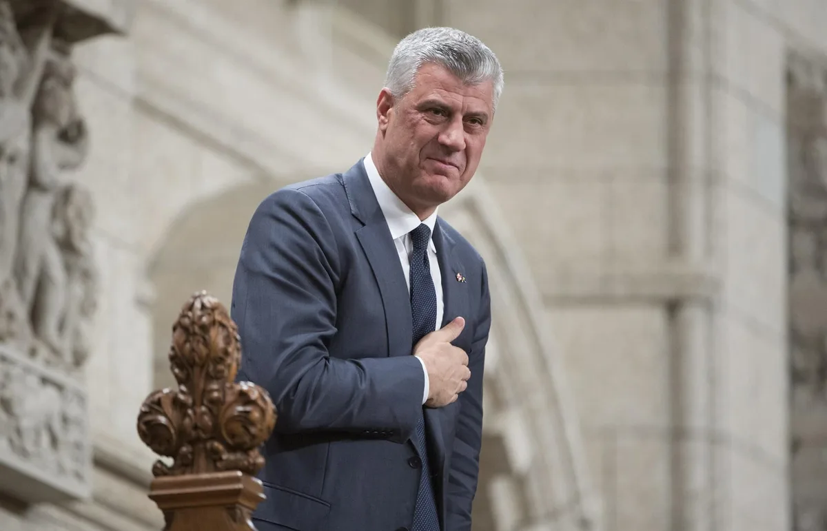 HRW ve la condena a Thaci como "un paso importante" para la rendición de cuentas ante víctimas en Kosovo