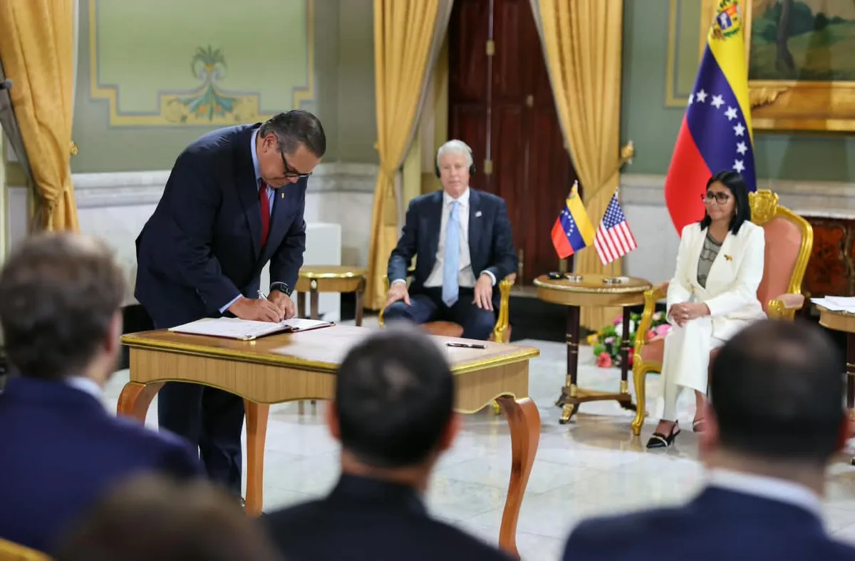Trump acelera la firma de contratos tras histórico acuerdo petrolero con Venezuela