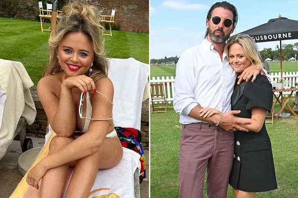 Emily Atack's lavish wedding in Spain today as TV stars arrive alongside crates of Cava