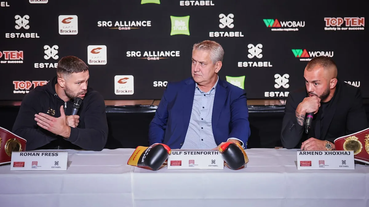 Boxer Xhoxhaj provoziert - Knall-Treff! Fress muss schon vorher einstecken
