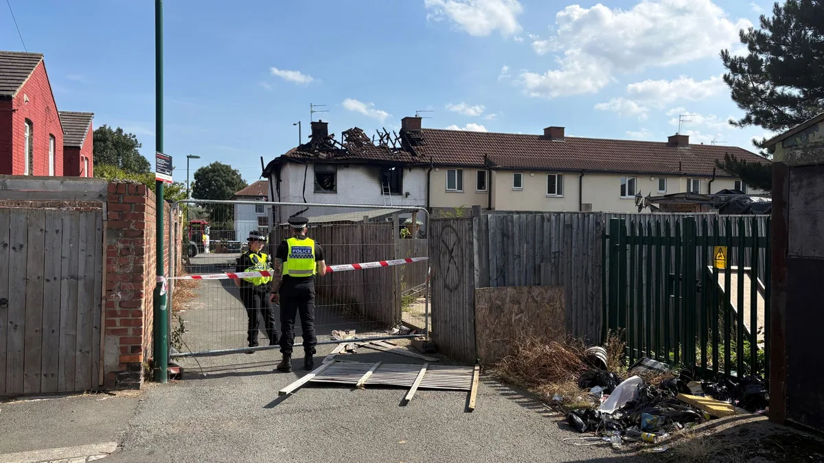 Two men arrested after house fire near Middlesbrough - as child among two who died