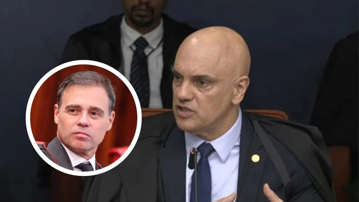 Moraes ignora Mendonça ao cumprimentar ministros durante sessão do STF após suposto bate-boca; imagens mostram ambos lado a lado