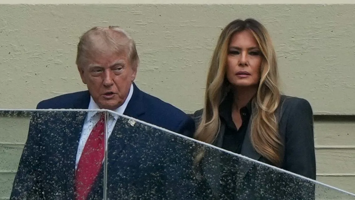 Convention-Skipping Melania Makes Rare Appearance With Trump
