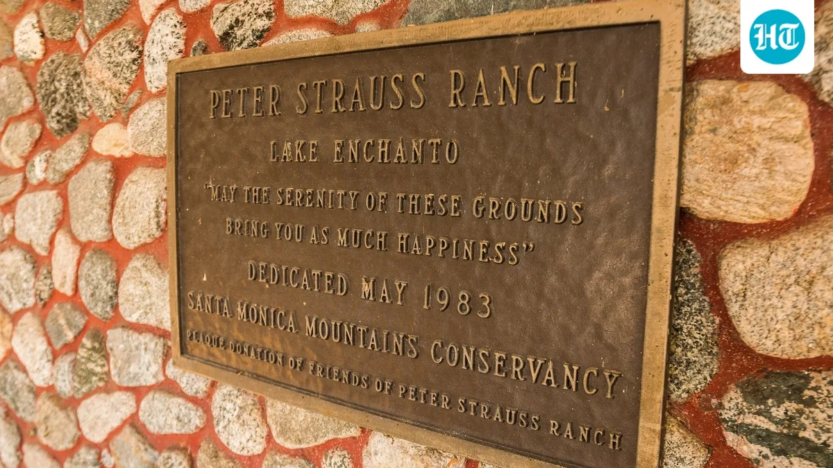 Actor Peter Strauss restored a California ranch he bought in 1976; it later became a public recreation area hosting concerts beneath oak trees