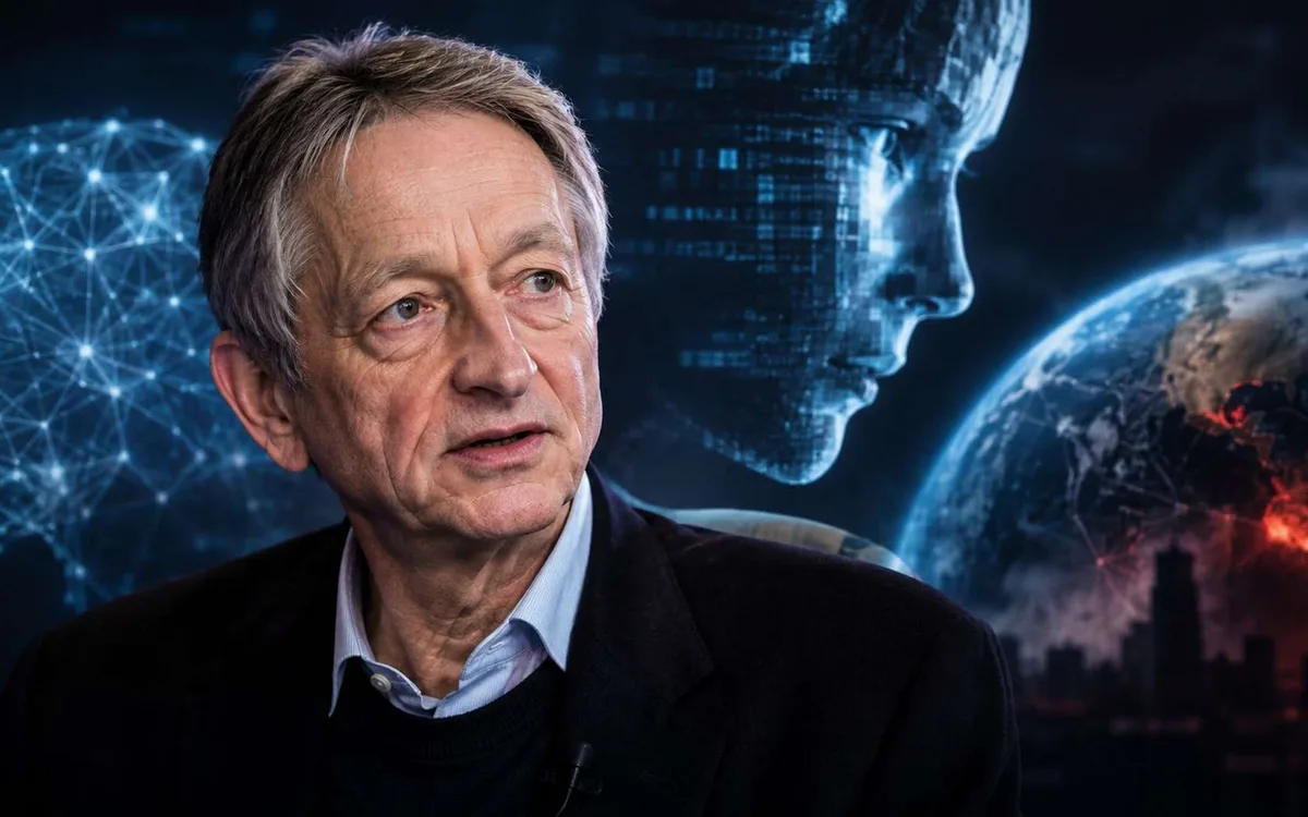 « 10 % n’est pas déraisonnable » : Geoffrey Hinton, père de l’IA, alerte sur un risque d’extinction et laisse sans voix son interlocutrice