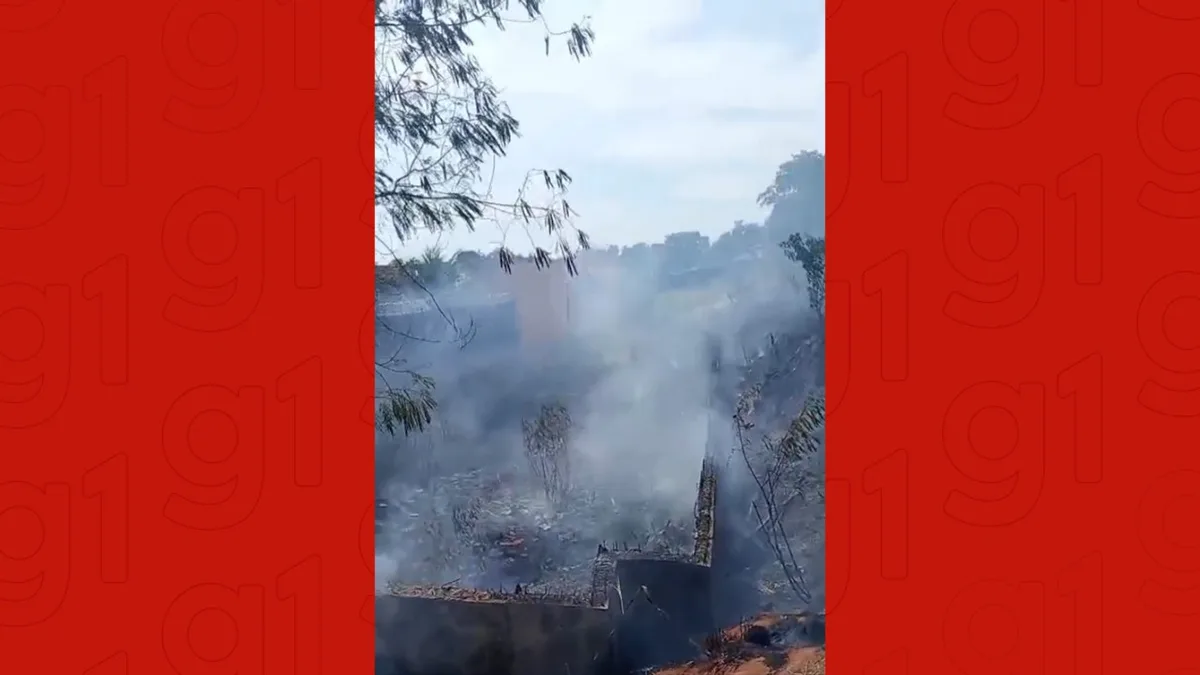 Incêndio atinge área de vegetação na Avenida Efigênio Salles, em Manaus; VÍDEO