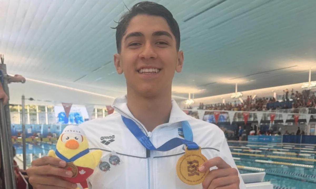 Celso Santos leva ouro e bronze no Pan-Pacífico Júnior de Natação