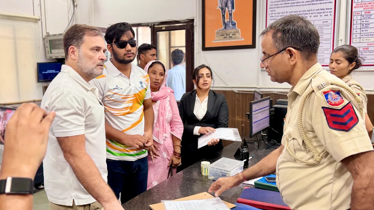 Rahul's dharna, FIR demand, face-off: How drama unfolded over pellet use