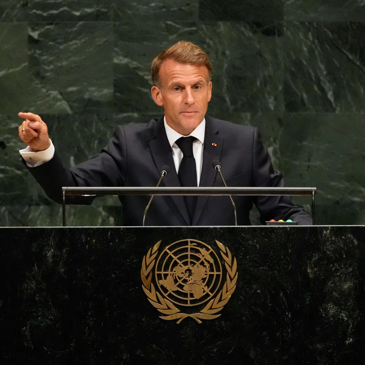Naher Osten - Macron bezeichnet Lage in Gaza vor der UNO als beschämend