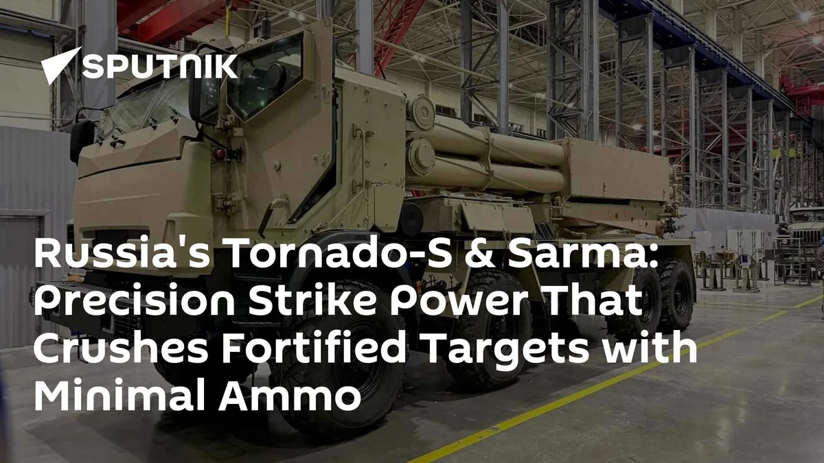 Russia's Tornado-S & Sarma: Precision Strike Power That Crushes Fortified Targets with Minimal Ammo