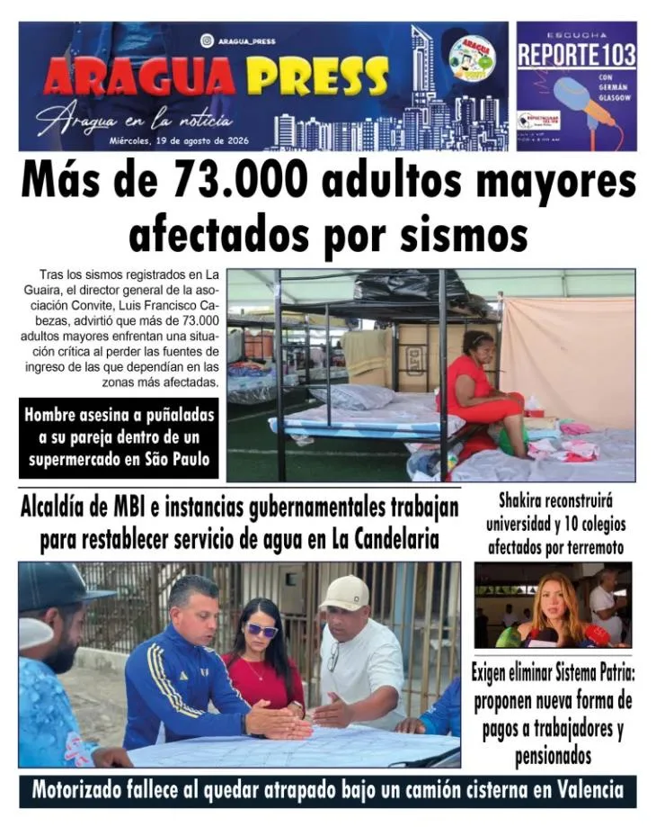 Portadas de este miércoles 19 de agosto de 2026