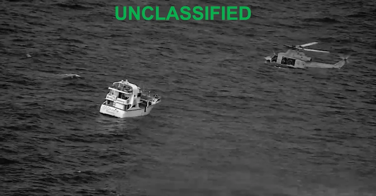 La operación del Comando Sur de EEUU que terminó con un narcobuque en el fondo del mar (VIDEO)