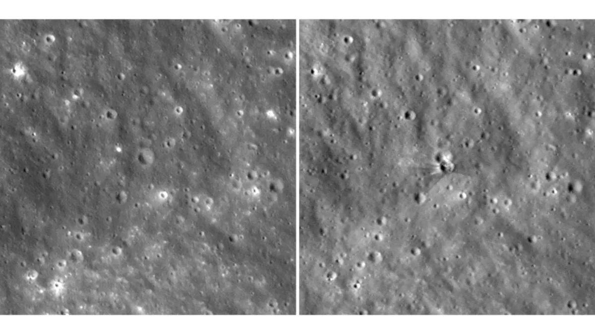 NASA images show crater carved by SpaceX rocket that slammed into moon