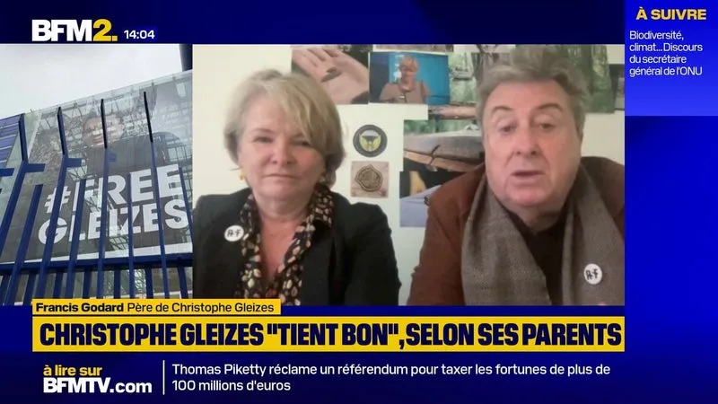 Présidentielle: les parents de Christophe Gleizes lancent un appel aux candidats à défendre leur fils